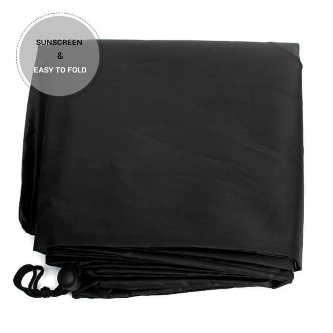 Opvouwbare, waterdichte beschermhoes voor handmaaiers black
