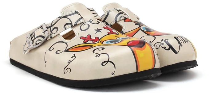 Goby Rudolph Vibes Dames Clogs – Vegan – Handmade – Maat 36
