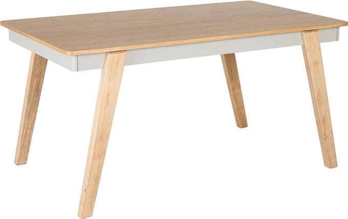 PHOLA - Eettafel - Lichte houtkleur - 150 x 90 cm - MDF