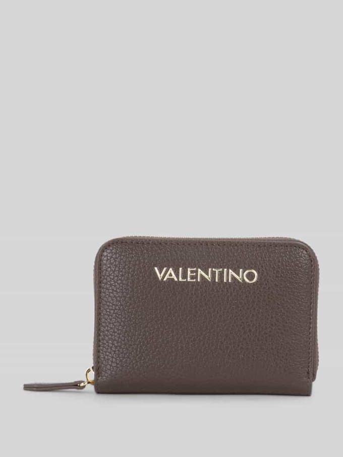 VALENTINO portemonnee Alexia Zip Around Wallet Moro bruine