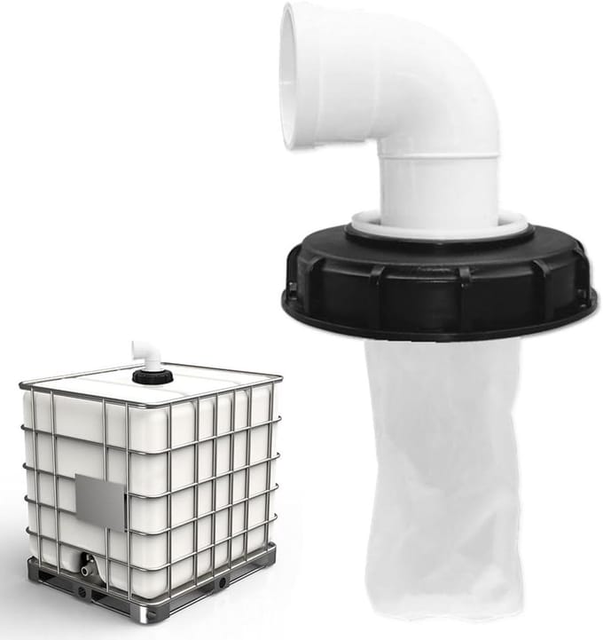 Dailygoods- Ibc Filterdeksel 90° - Nylon Waterfilter