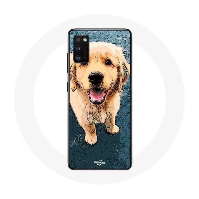 Coque Samsung Galaxy A41 golden retriever Chiot