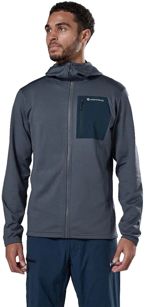 Montane Protium Fleece Met Volledige Rits Grijs M Man