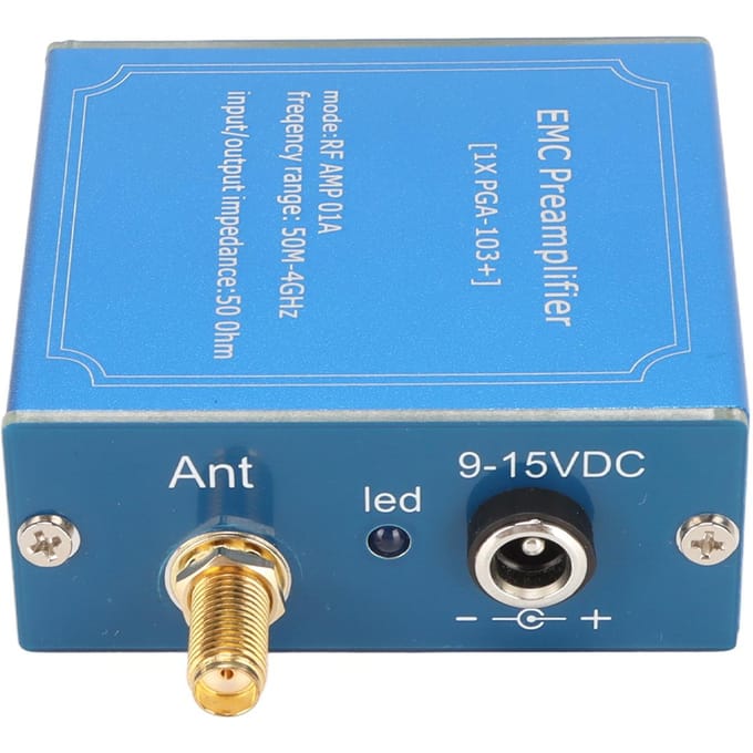 Laag Ruis Versterker Module 50M‑4GHz Breedband Plug and Play DC 9‑15V Hoge Versterking LNA Module voor
