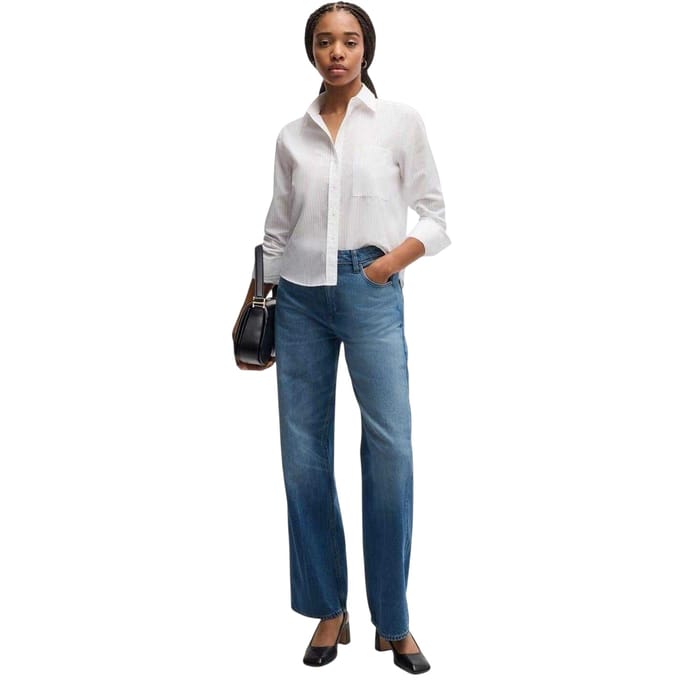 Boss Brielle Monday-shirt voor dames (Wit)