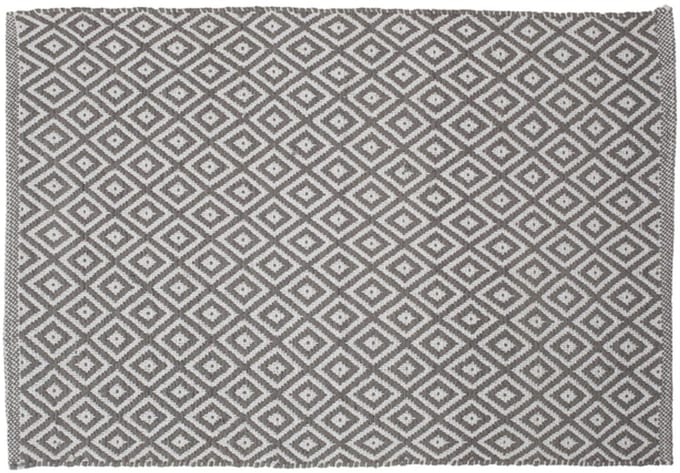 Sealskin Trellis Badmat 60x90 cm - Katoen - Grijs