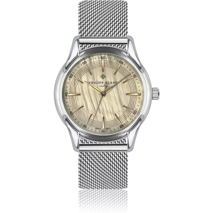 Dames mesh horloge Philipp Blanc Worb