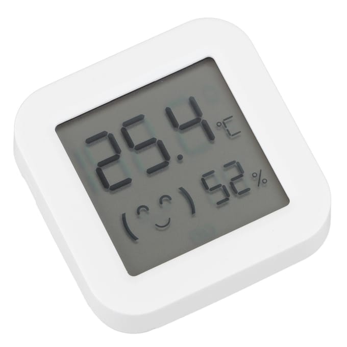 Temperatuur Vochtigheid Sensor WiFi Intelligente Digitale Thermometer Binnen LCD Hygrometer Thermometer white