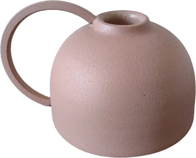 Branded By - Kandelaar - Kaarsenhouder - IJzer - Oud Roze
