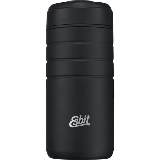 Esbit Majoris Thermosbeker - 450ml - Mat Zwart - Fliptop Deksel - RVS