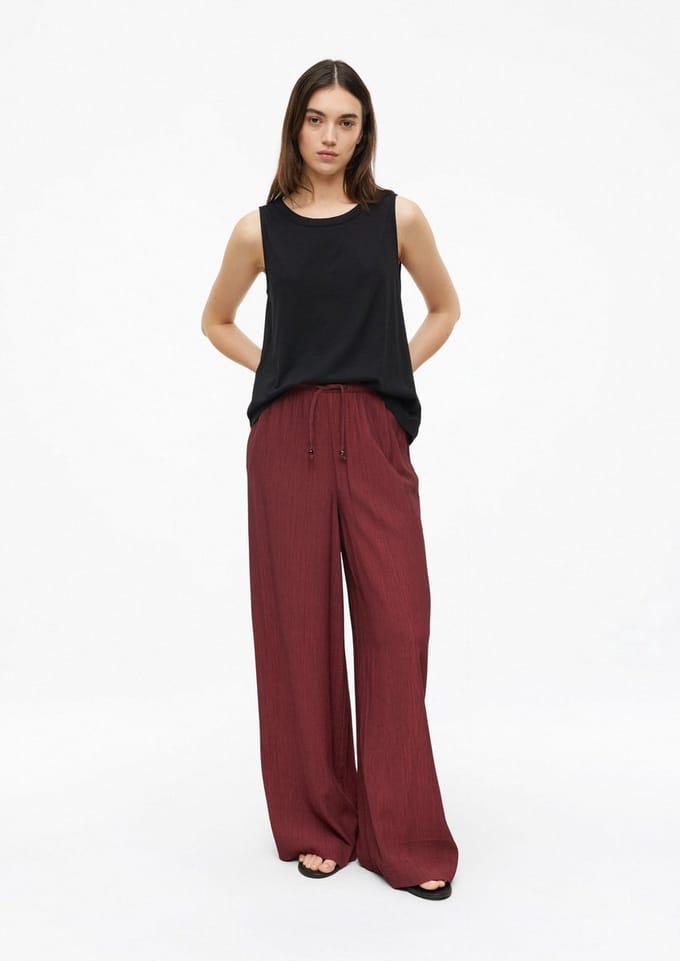 s.Oliver  Pants Burgundy Größe: W36 | Ausgestellte Hosen Outlet | Damen | Braun