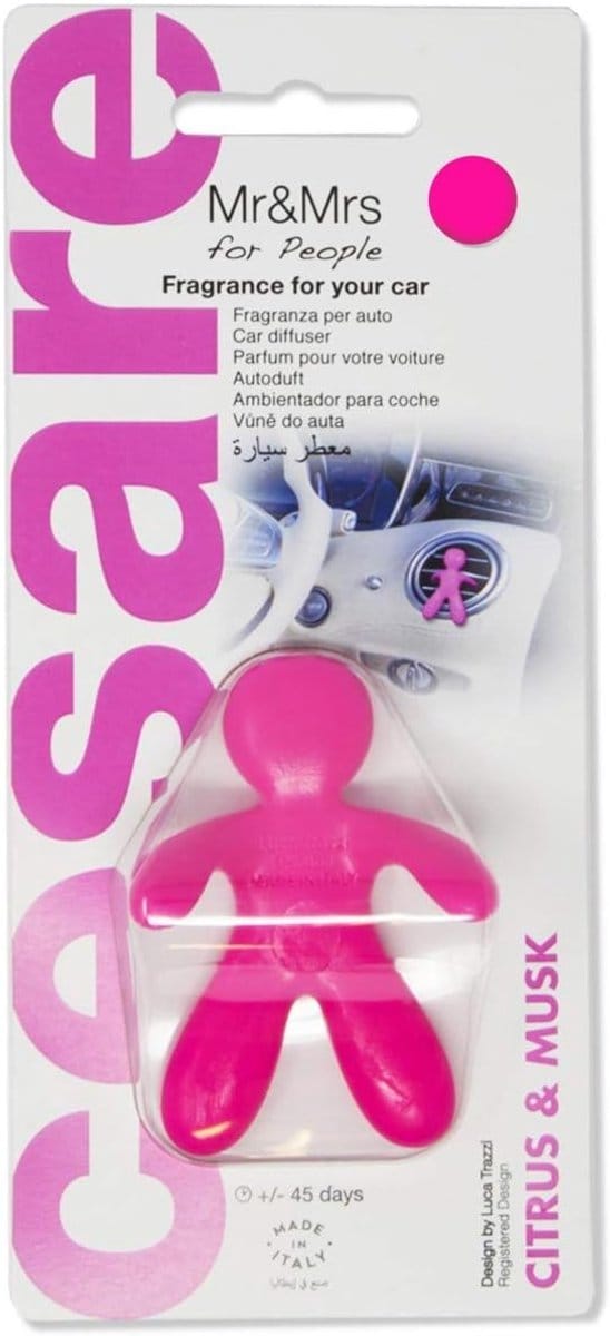 Luchtverfrisser Pink Citrus en Musk - Ideaal voor Auto