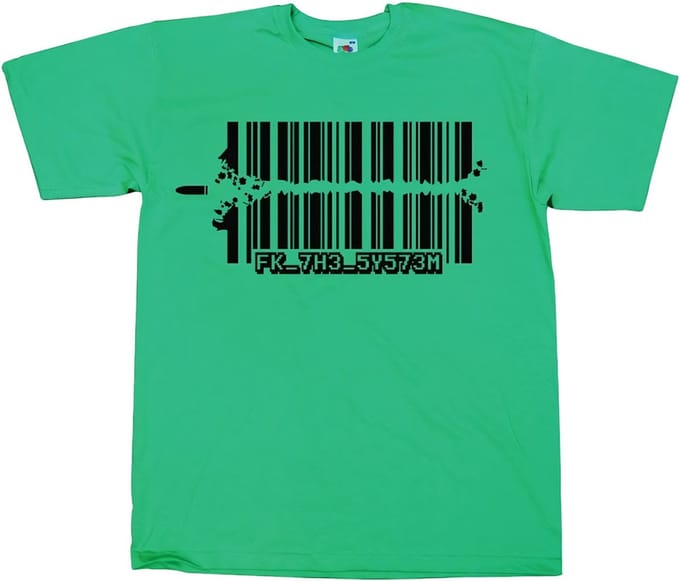 Hybris Fuck The System T-shirt SH-1-15235-H23-4