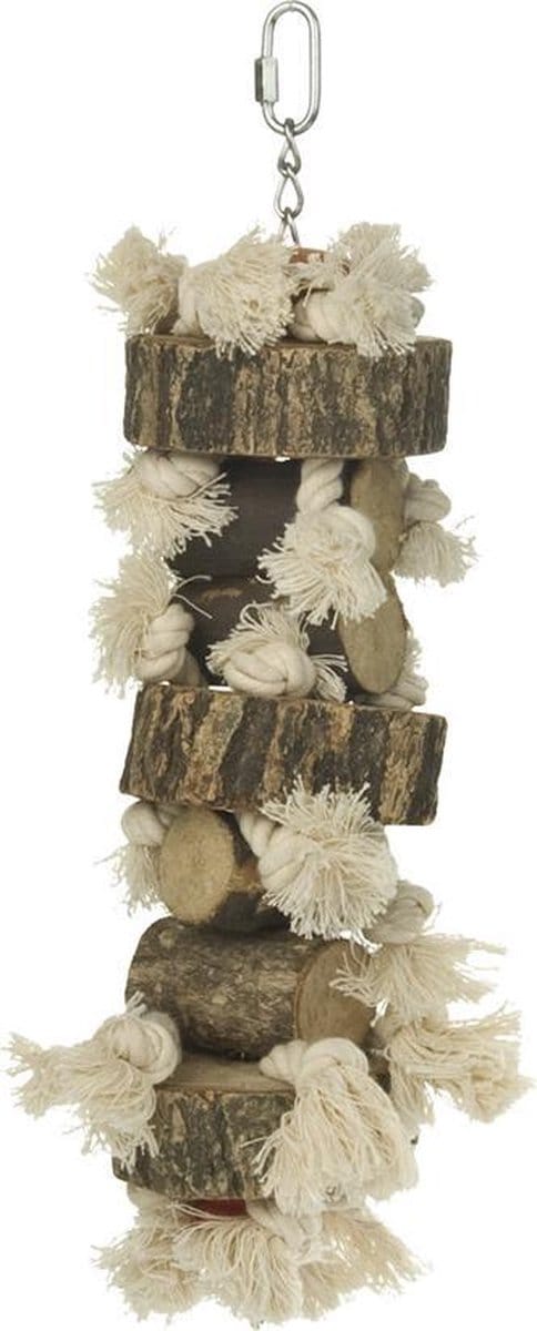 Beeztees Agapornide Speeltouw - Vogelspeelgoed - 42 cm