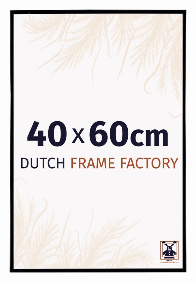 Fotolijst 40x60 cm - Kunststof - Zwart Mat - Easy