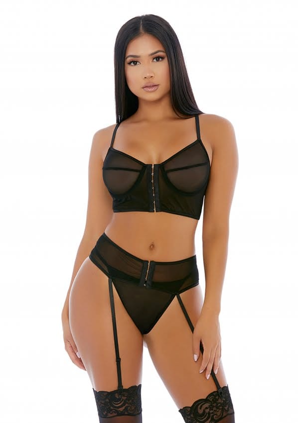 Forplay Get The Hook - Lingerie Set black S