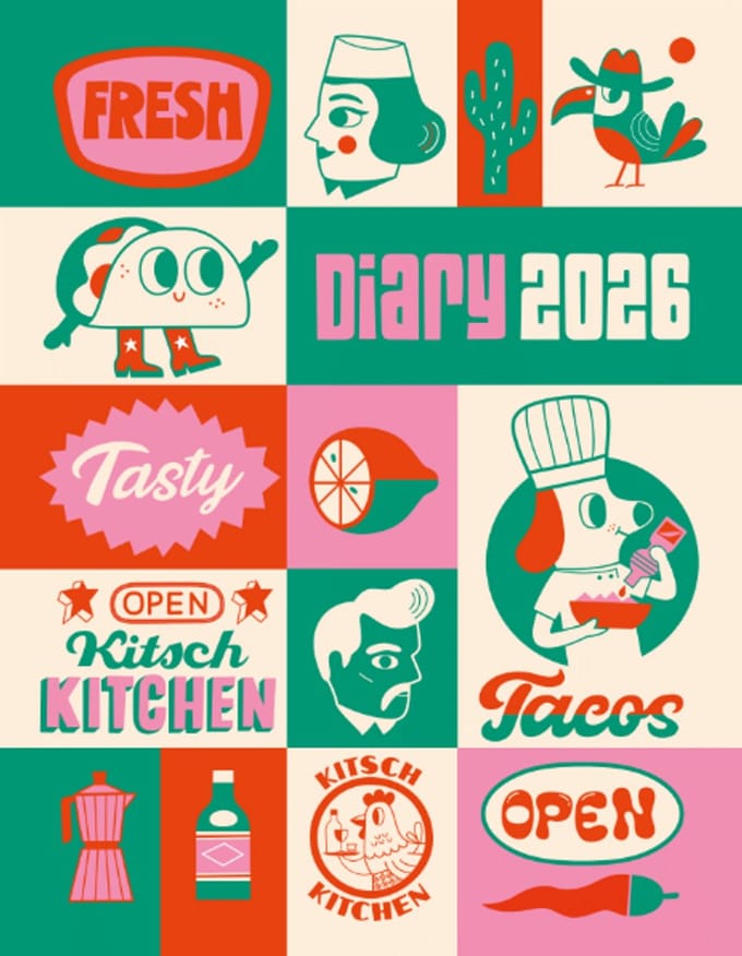 Kitch Kitchen A5 Agenda 2026 Taco