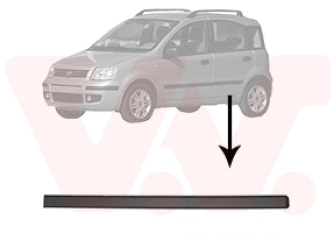 Van Wezel - DEURBEKLEDING VOOR FIAT PANDA 2003-2012 JAD321034VWAN