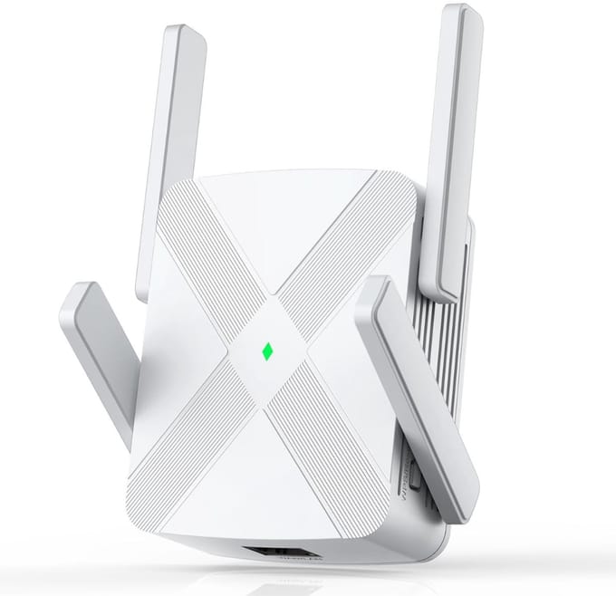 CLVP® WiFi Versterker Stopcontact – Dual Band WiFi Booster – Internet Range Extender – Max