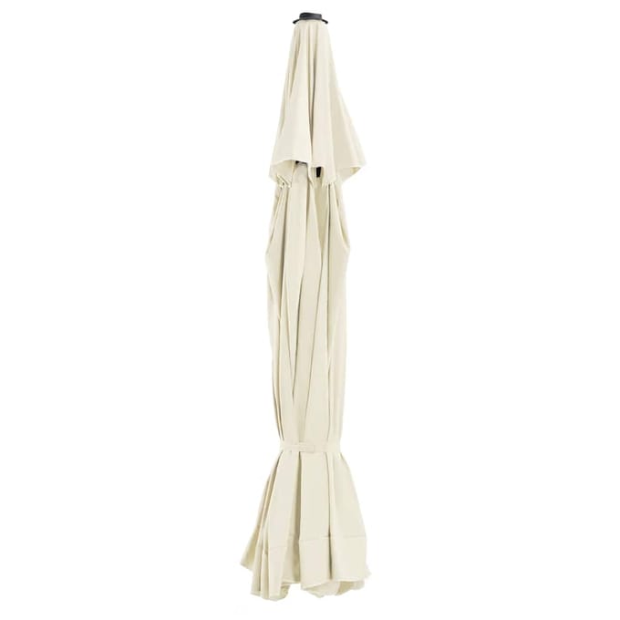 vidaXL - Vervangingsdoek - voor - parasol - 515 - cm - zandkleurig