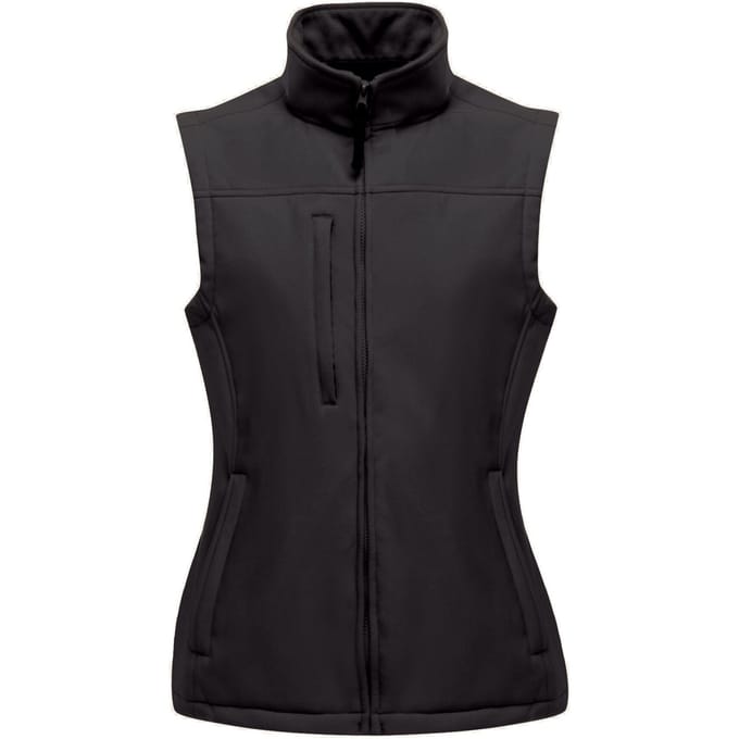 Regatta - Dames Flux Softshell Bodywarmer (Waterafstotend & Windbestendig) (Zwart)