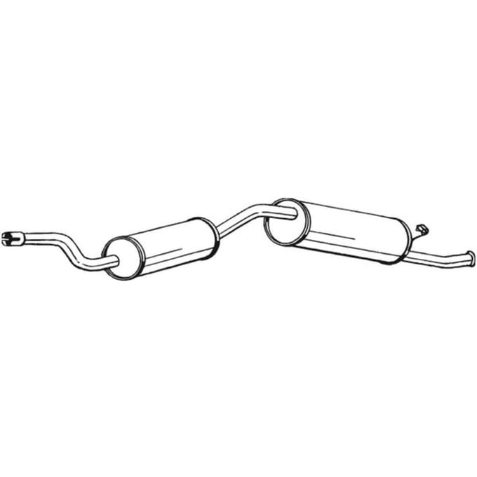 Geluiddemper achter BOSAL 282-933