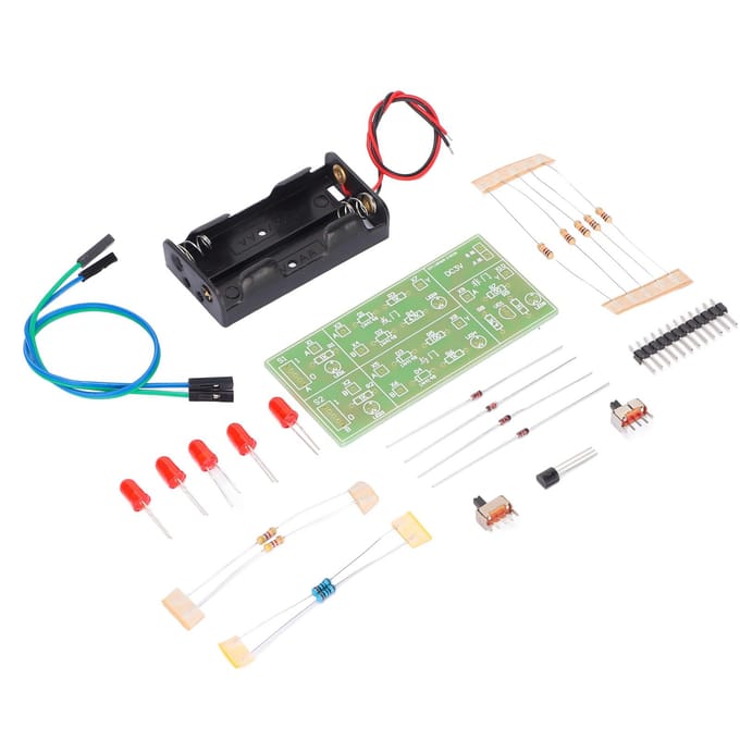 Discreet Component Poortcircuit Kit Analoog Circuit Slijtvast ABS Doe-het-zelf Elektronica Kit voor Experimentele Training