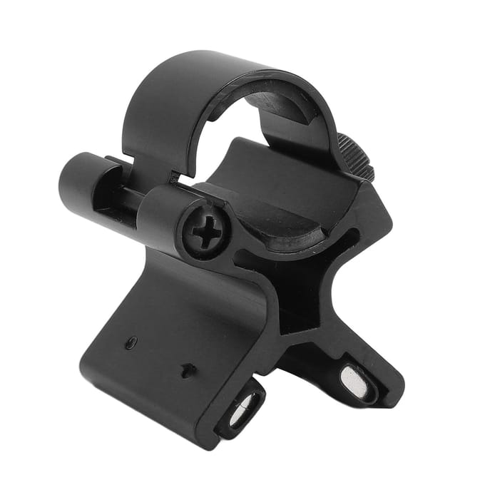Magnetische Zaklamp Houder 24 27mm Universeel Anti-Slip Snelkoppeling Fiets Stuur Zaklamp Houder gray