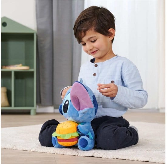 Lilo & Stitch - Disney Pluchen figuur - Stitch Burger - voor Geen - blauw