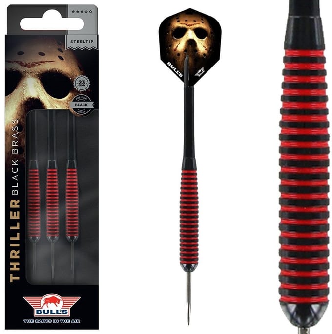Bull's Thriller Black Brass 23 gram - Dartpijlen