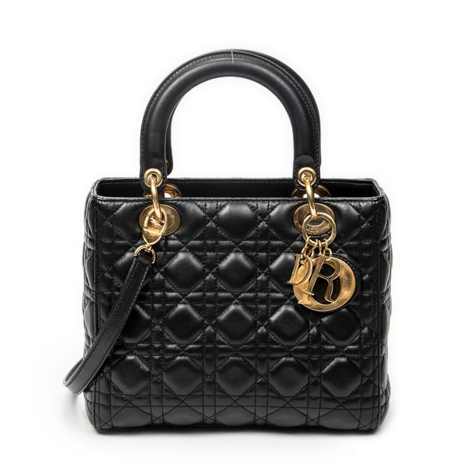 Medium Lady Dior Zip   schoudertas