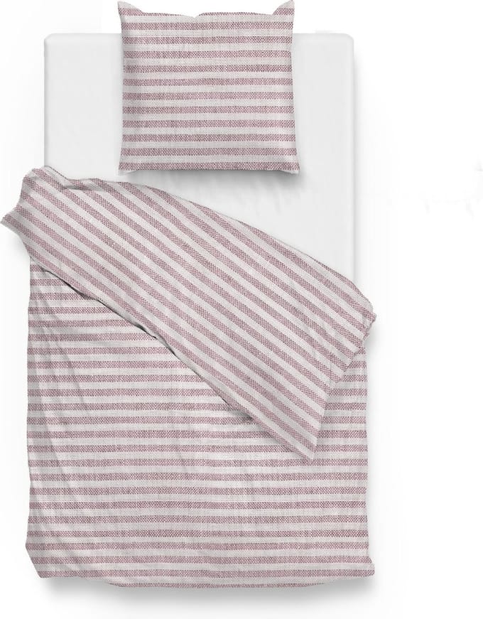 Zo! Home Maeve Dekbedovertrek - Eenpersoons - 140x200/220 cm - Red