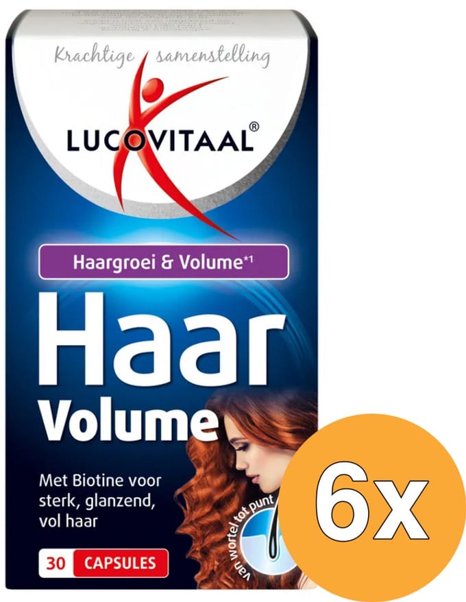 6x Lucovitaal Haar Volume (30 capsules)