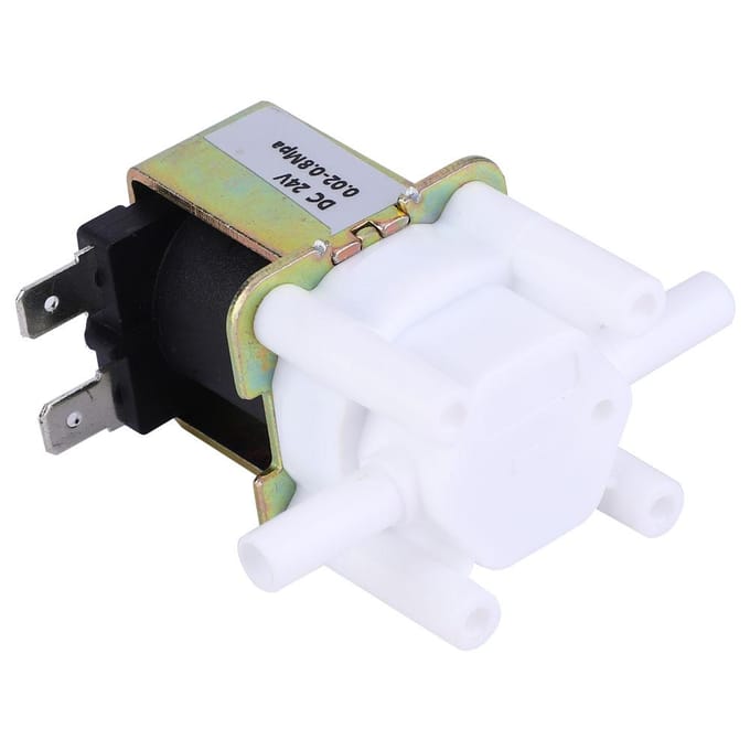 DC 24V 1 4 Inch Snelkoppeling Solenoïdeventiel Zuiver Water Machine Waterinlaatventiel