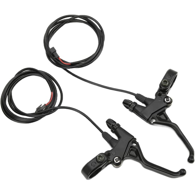 Elektrische Fiets Remhendel Hoge Prestaties Duurzaamheid Stabiliteit Ergonomisch Ontwerp Comfortabele Grip Fietsaccessoires black