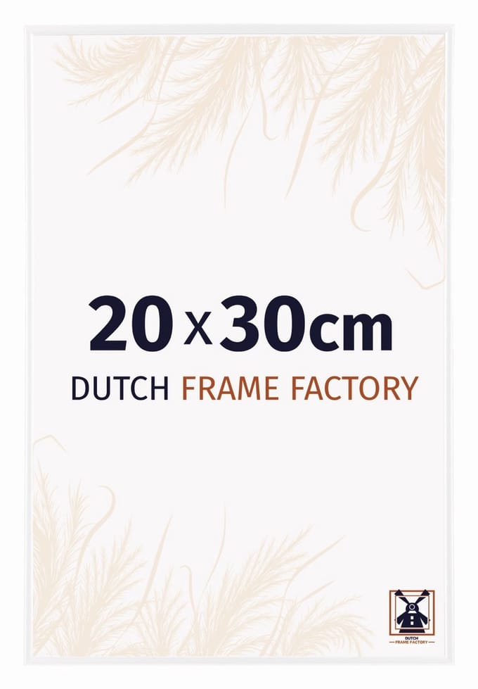Fotolijst 20x30 cm - Kunststof - Wit Hoogglans - Easy