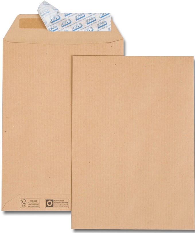 GPV verzendtassen Green ECO, C5, 162 x 229 mm, bruin