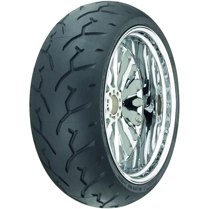 Pirelli Night Dragon™ 79v Tl Custom Motorband Achterkant Zwart 240 / 40 / R18