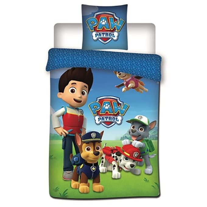 Paw Patrol dekbedovertrek Outside 140 x 200 cm - 63 x 63 cm - Polyester