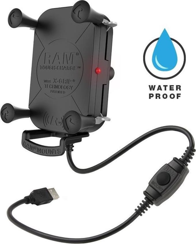 Tough-Charge™ X-Grip® Tech Waterproof Wireless Charging Houder RAM-HOL-UN12WB