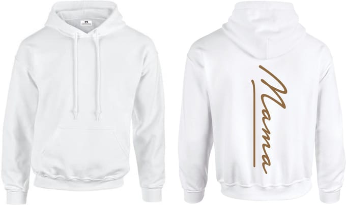 Moederdag cadeau - Mama hoodie - Wit - Maat S
