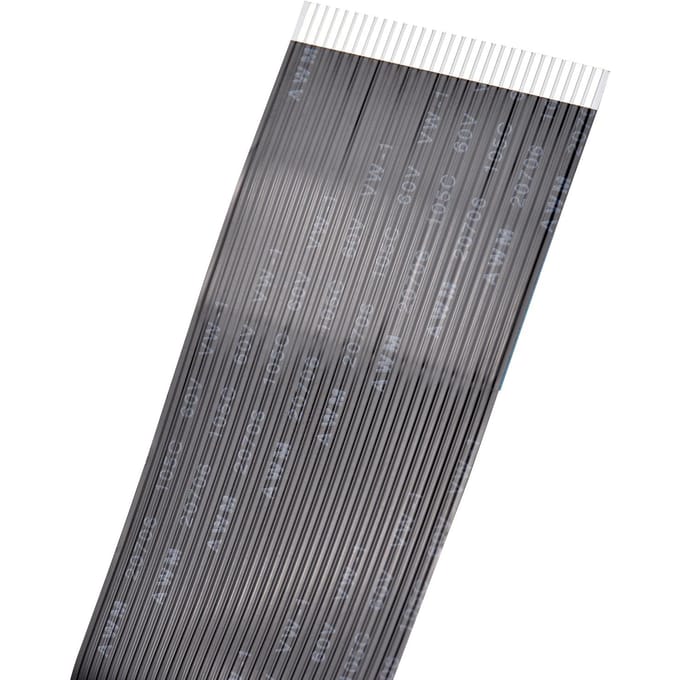 Câble FPC Artillerie Câble Plat Flexible 30 Broches Câble Ruban Compatible avec Imprimante 3D Artillery Sidewinder X1 gray