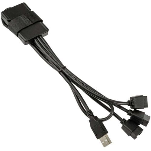 Lian Li PW-U2TPAB USB Hub - schwarz USB-adapter