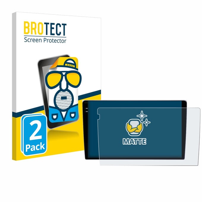 BROTECT - Screenprotector voor Teyes CC3 9" - Folie Beschermfolie matte 2 Stuks