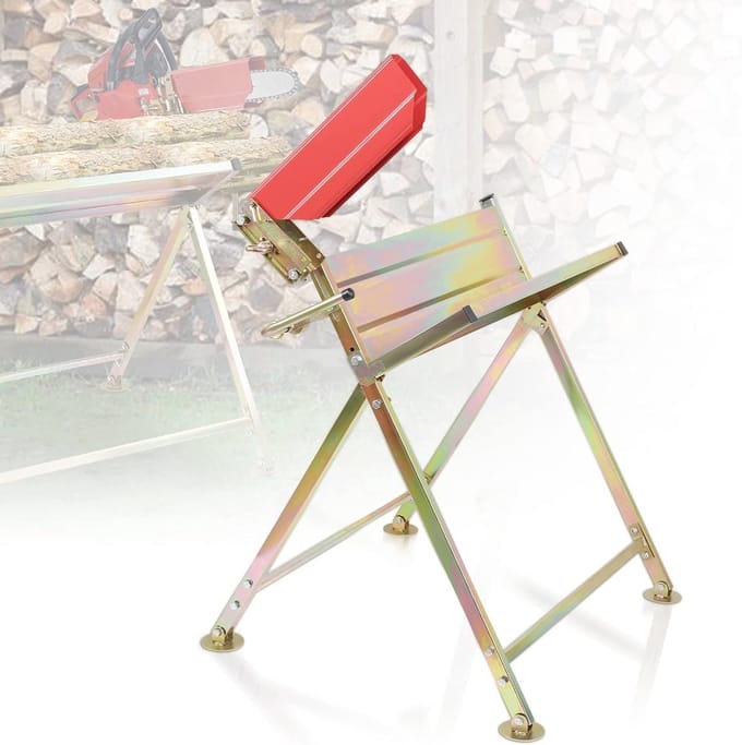 Inklapbare Zaagstandaard met Kettingzaagstandaard - Max. Belasting 150 kg, 81 x 72 x 78,5 cm