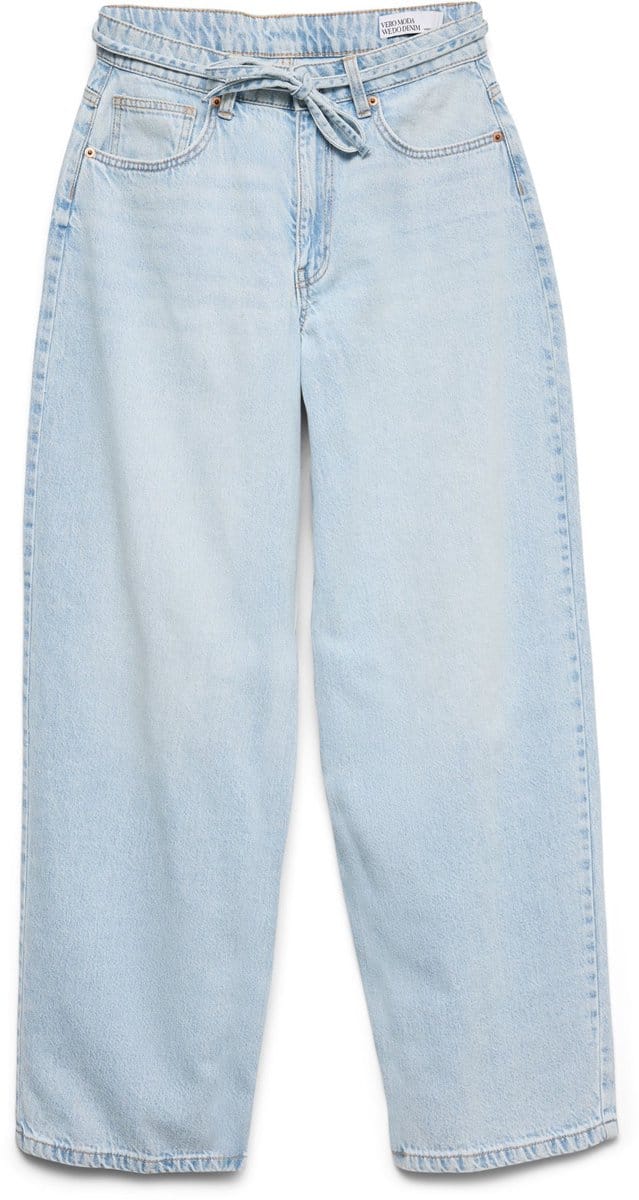 VERO MODA - VMESTELLE HR BARREL DENIM BELT JEANS MIX - Dames - Jeans