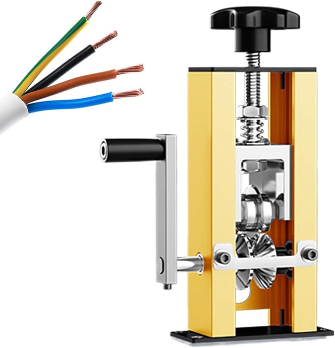 Draad Stripper Machine - Kabel Dunschiller Tool - Afval Verwerking - Handmatig Elektrisch - 1-25mm Kabel - Goud