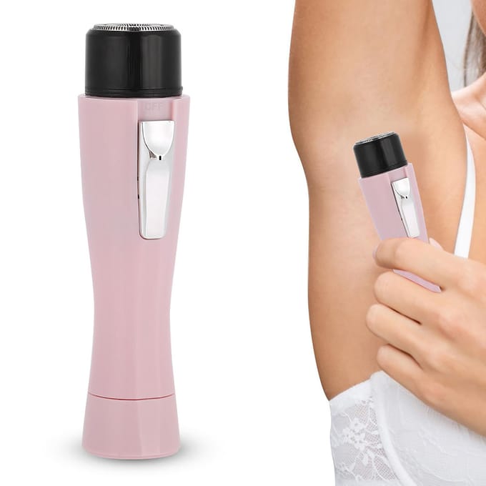 Mini épilateur électrique étanche pour femmes, rasoir portable pour le corps white