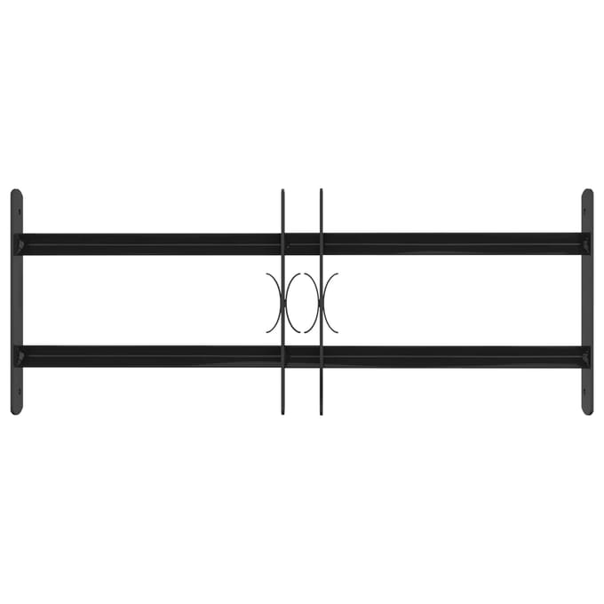vidaXL - Raam - Beveiligings - Grille - 76 - x - 30 - cm - Gegalvaniseerd - staal