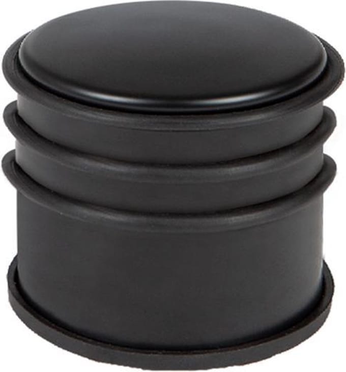 Deurstop zwart 7,7 cm hoog